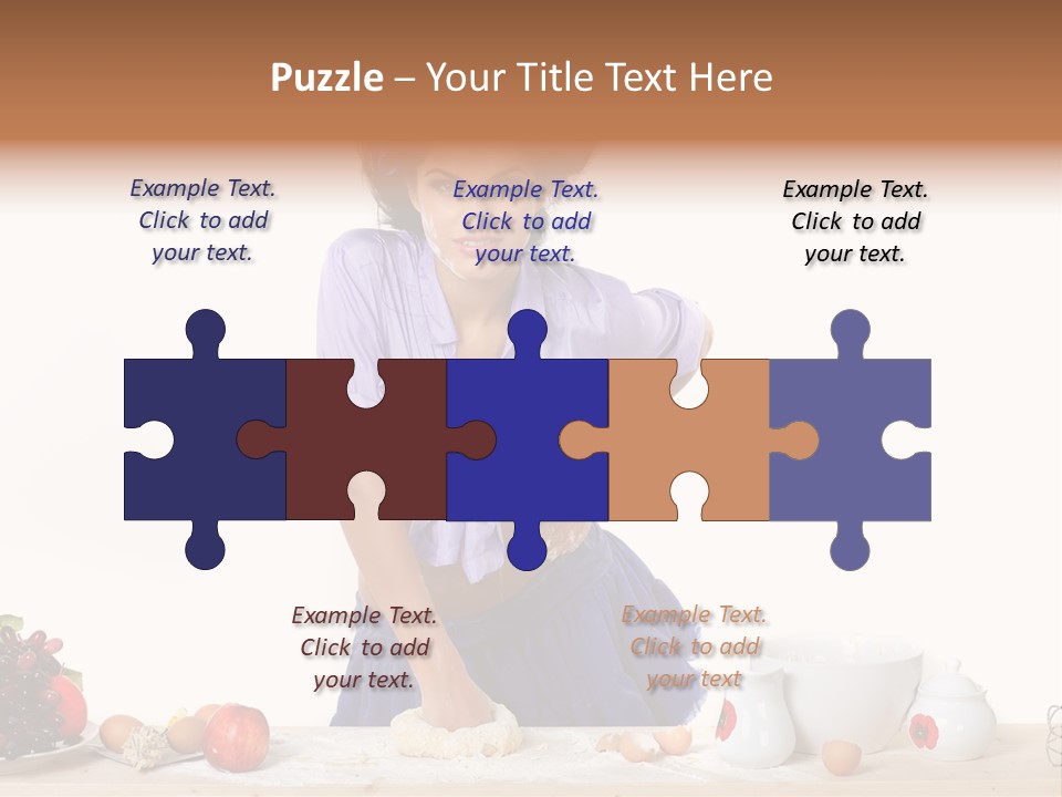 Glamur Table Dough PowerPoint Template