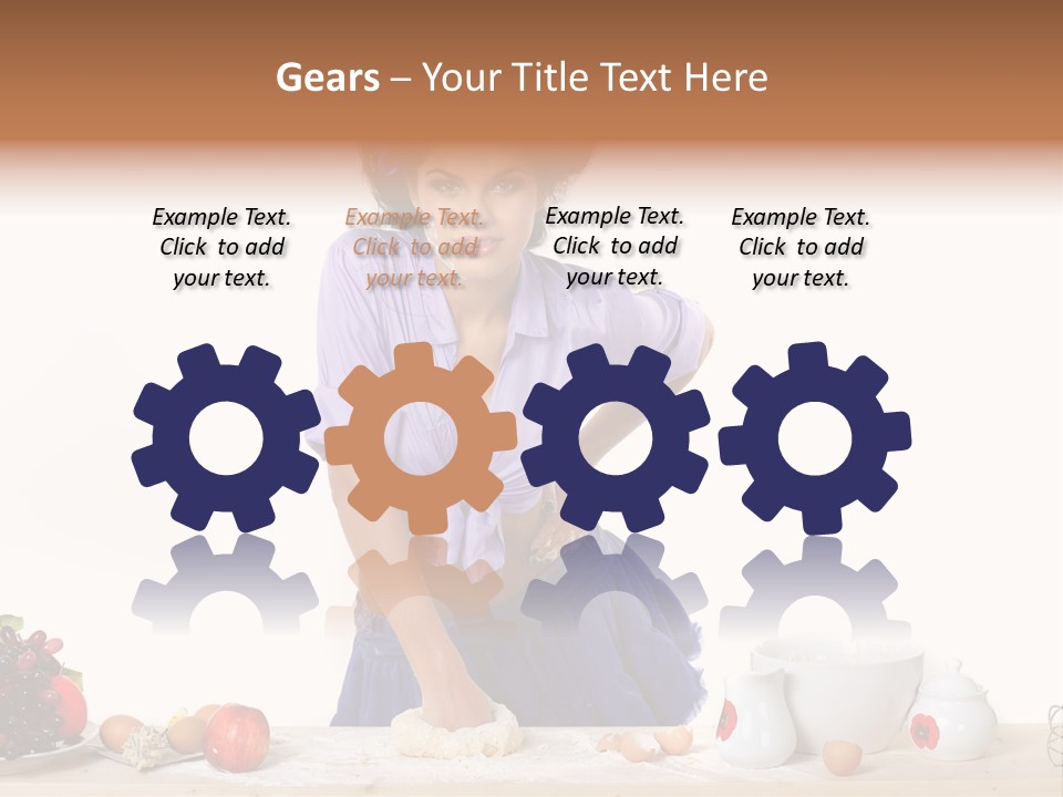 Glamur Table Dough PowerPoint Template