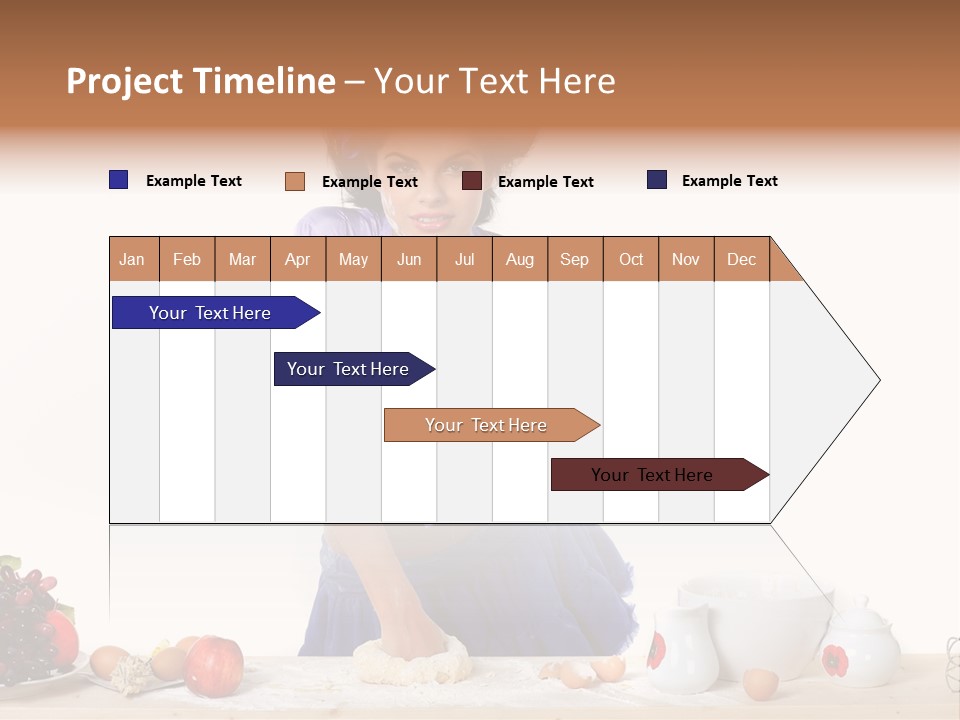 Glamur Table Dough PowerPoint Template