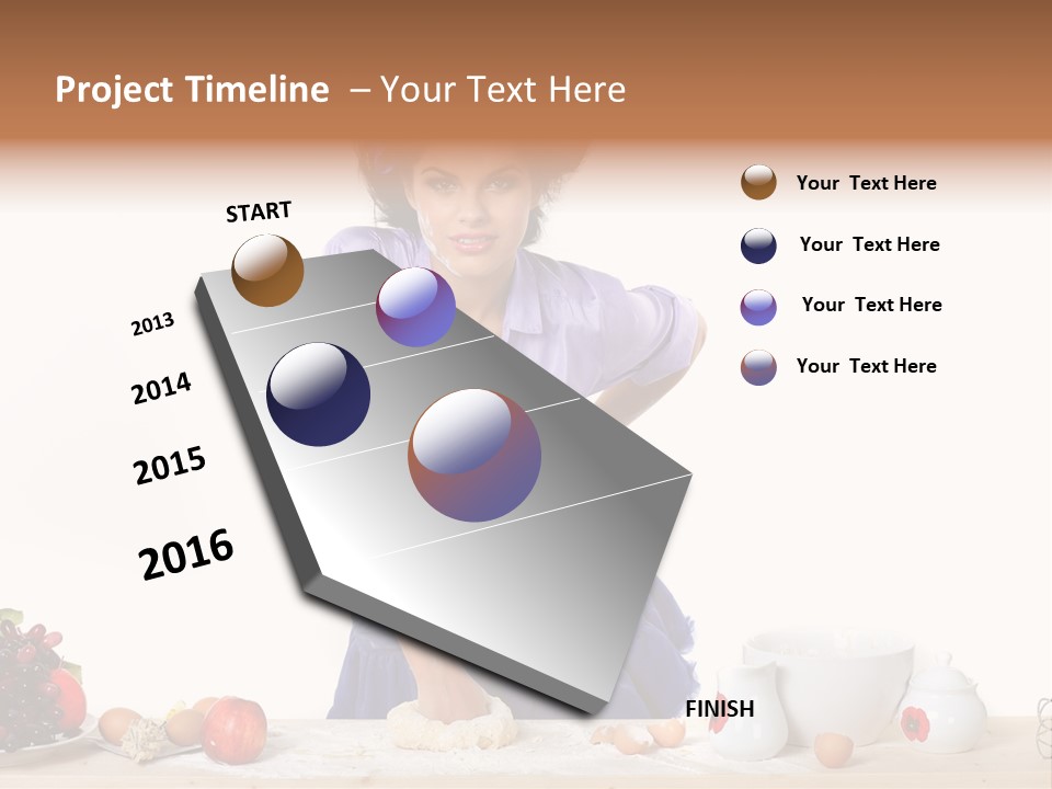 Glamur Table Dough PowerPoint Template