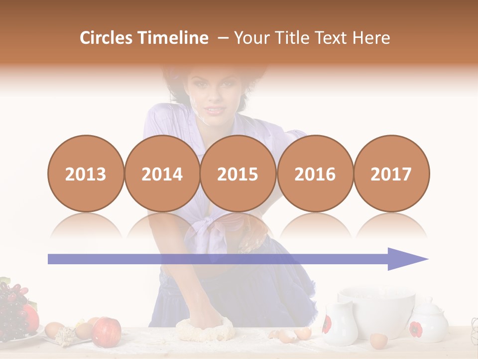 Glamur Table Dough PowerPoint Template