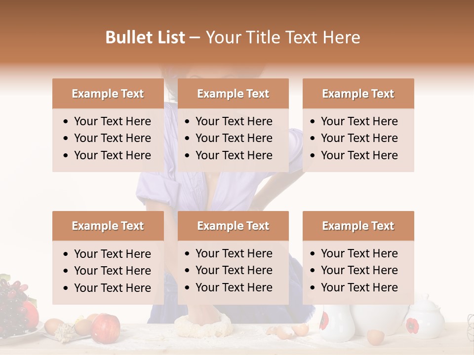Glamur Table Dough PowerPoint Template