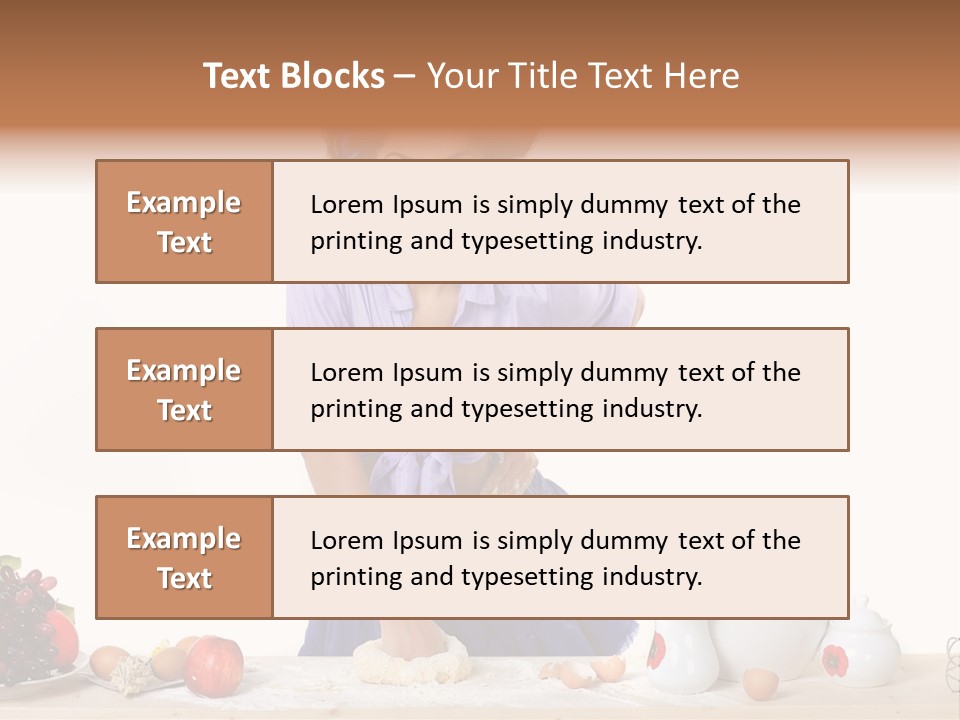 Glamur Table Dough PowerPoint Template