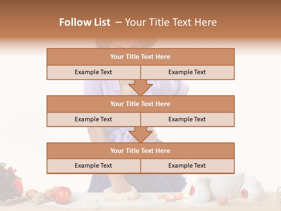 Glamur Table Dough PowerPoint Template