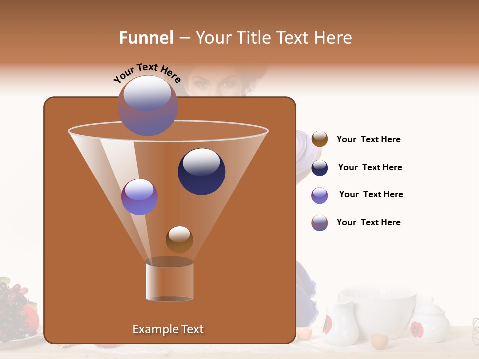 Glamur Table Dough PowerPoint Template
