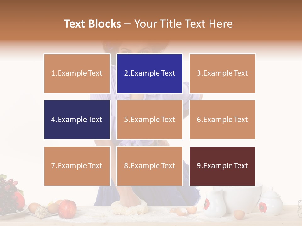 Glamur Table Dough PowerPoint Template