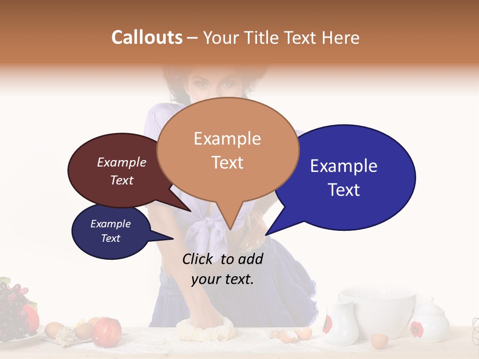 Glamur Table Dough PowerPoint Template