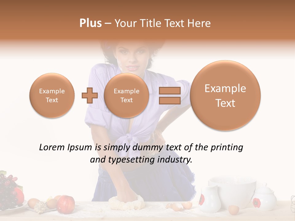 Glamur Table Dough PowerPoint Template