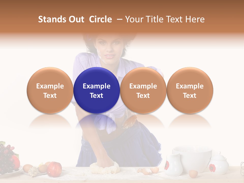 Glamur Table Dough PowerPoint Template