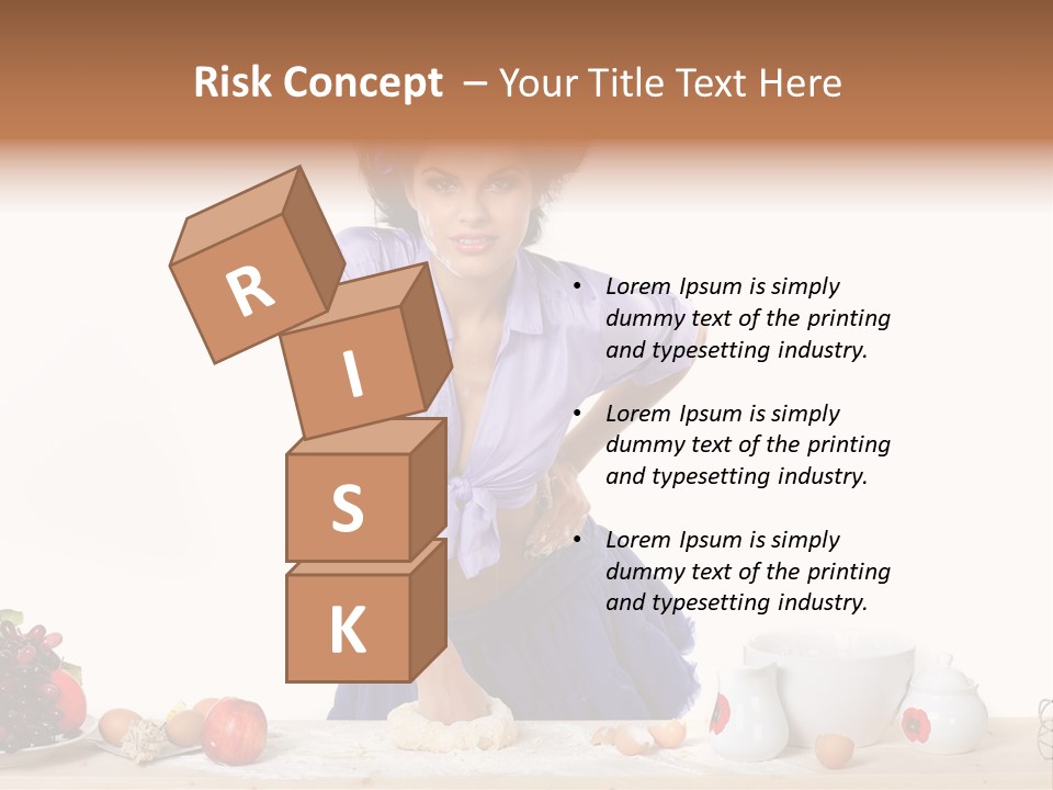 Glamur Table Dough PowerPoint Template