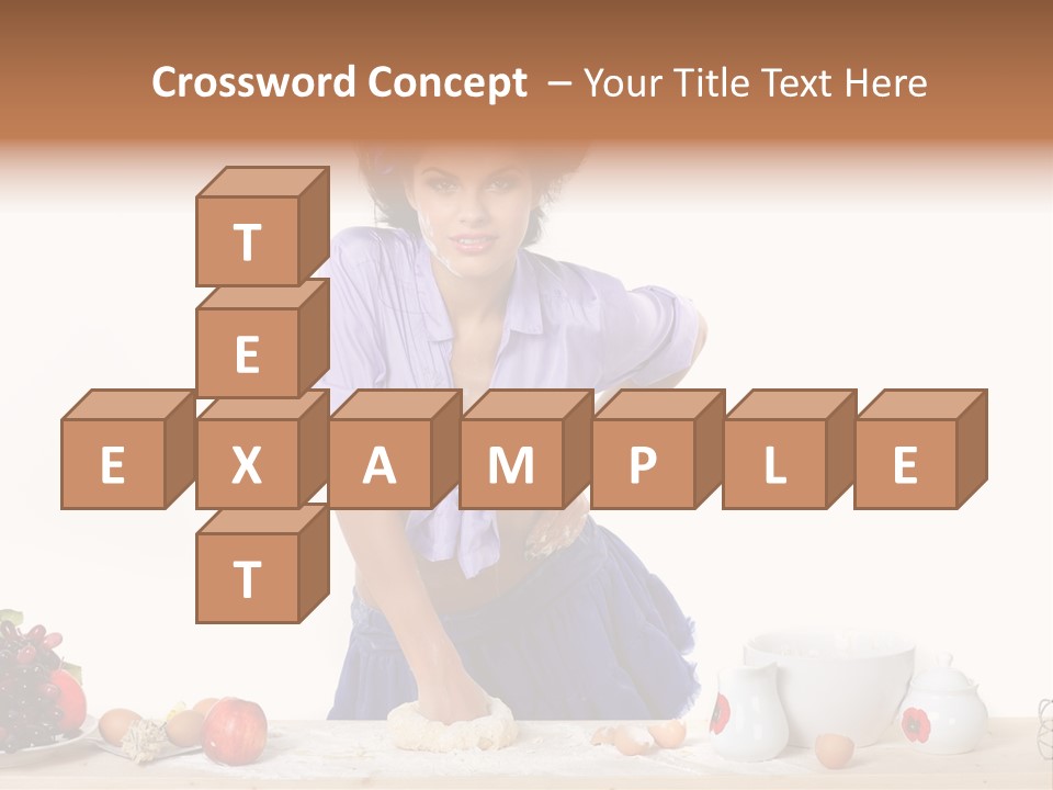 Glamur Table Dough PowerPoint Template