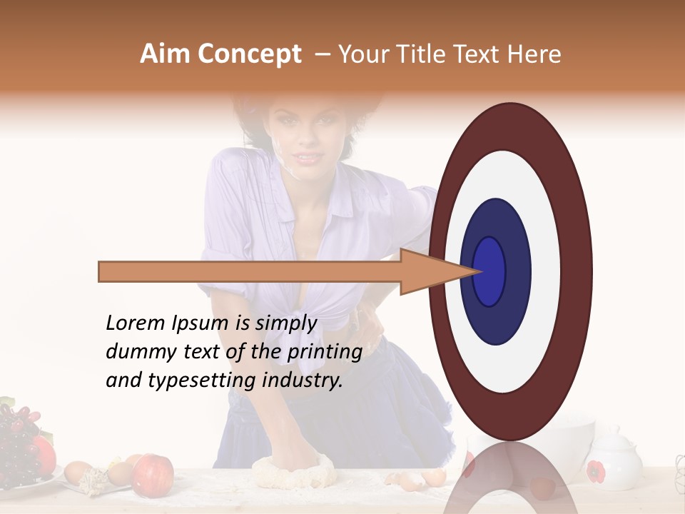 Glamur Table Dough PowerPoint Template