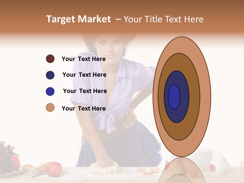 Glamur Table Dough PowerPoint Template