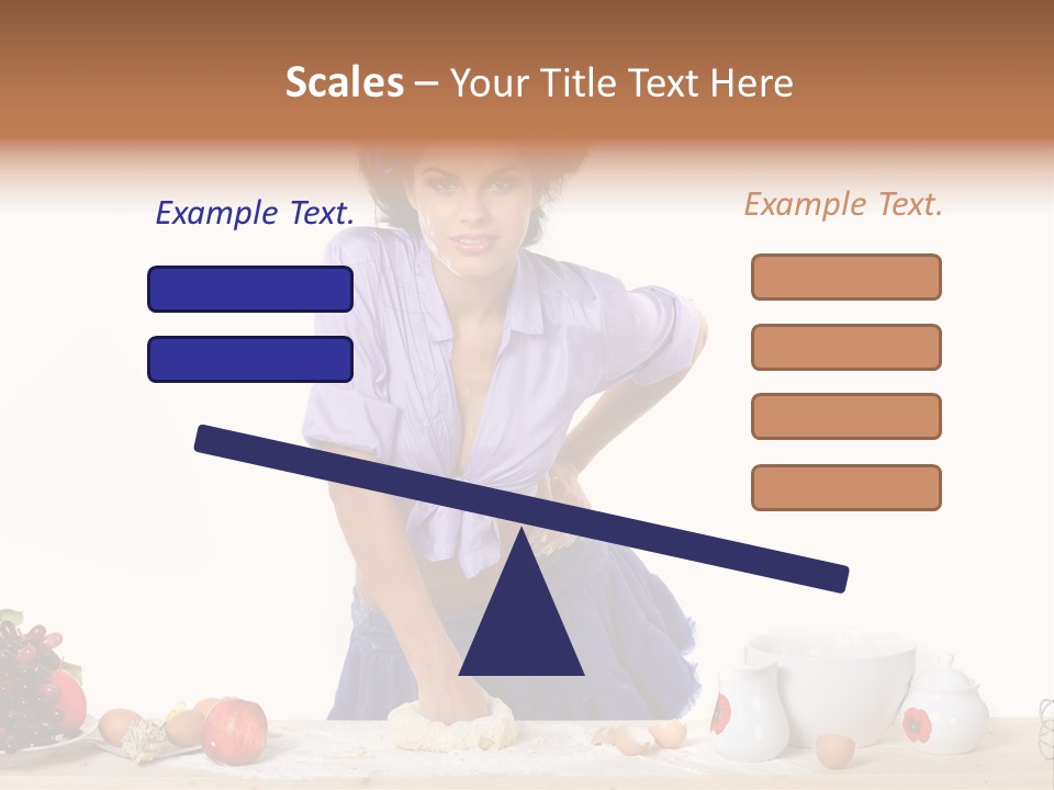 Glamur Table Dough PowerPoint Template