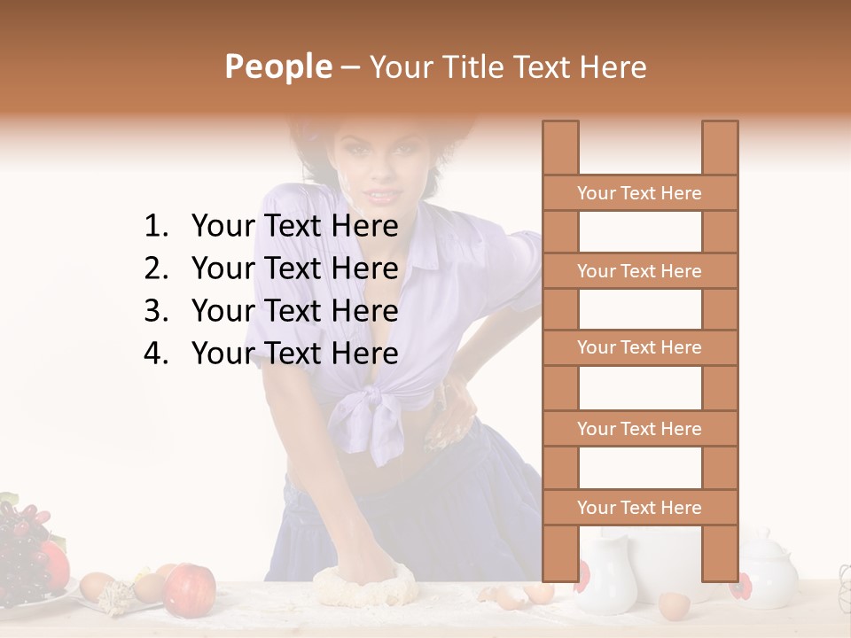 Glamur Table Dough PowerPoint Template