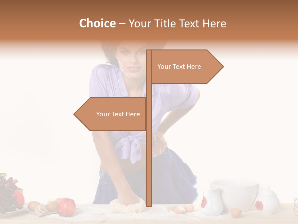 Glamur Table Dough PowerPoint Template