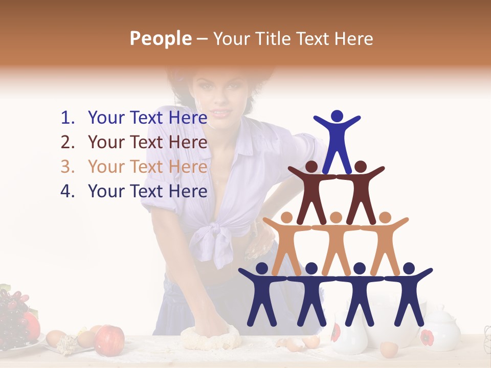 Glamur Table Dough PowerPoint Template