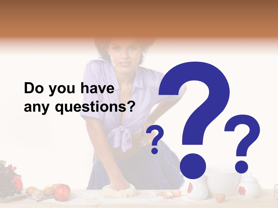 Glamur Table Dough PowerPoint Template