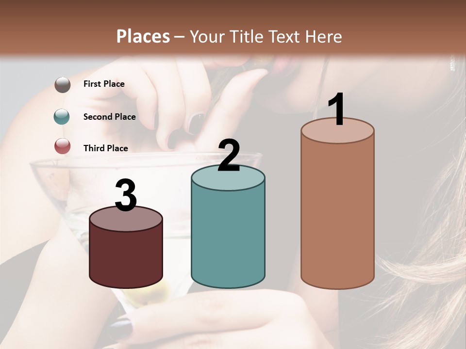 Blue Sexy Eyes PowerPoint Template