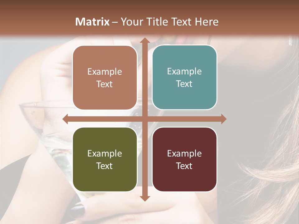 Blue Sexy Eyes PowerPoint Template