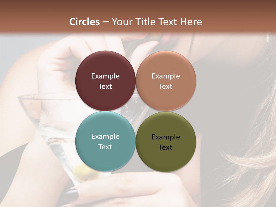 Blue Sexy Eyes PowerPoint Template