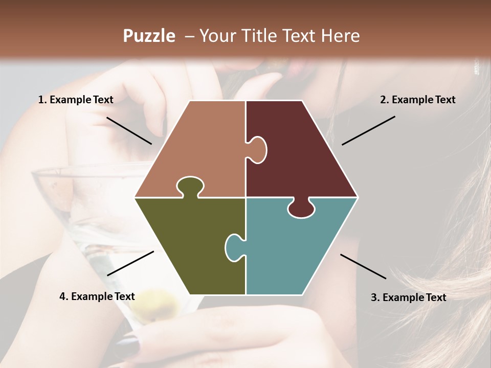 Blue Sexy Eyes PowerPoint Template