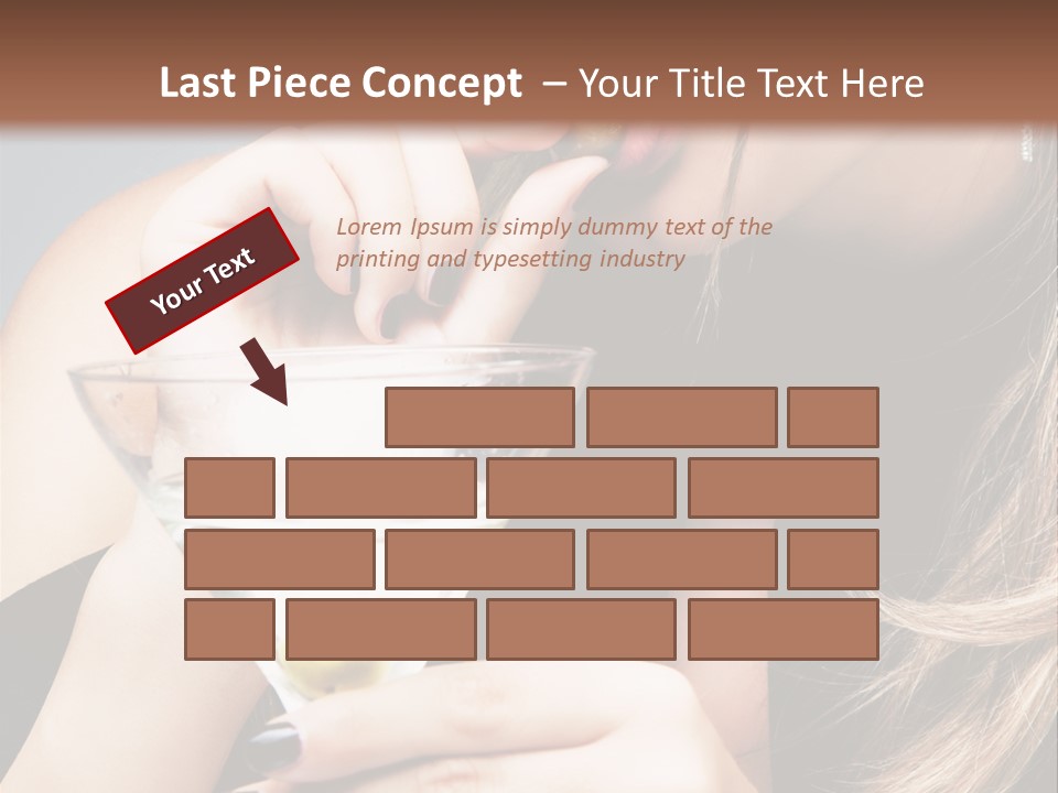 Blue Sexy Eyes PowerPoint Template