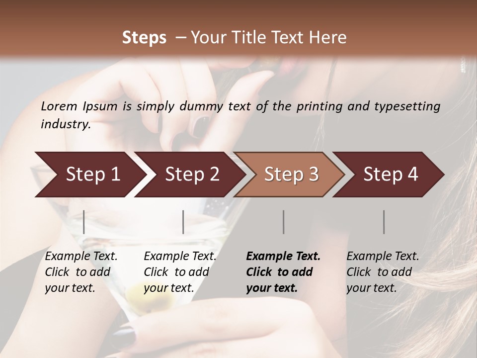 Blue Sexy Eyes PowerPoint Template