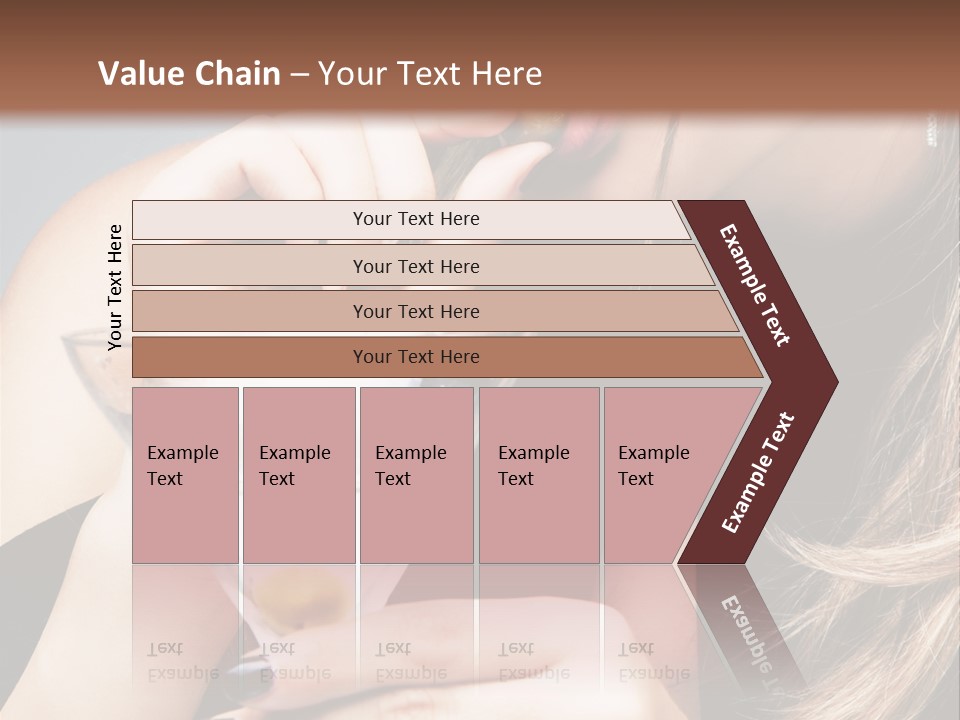Blue Sexy Eyes PowerPoint Template