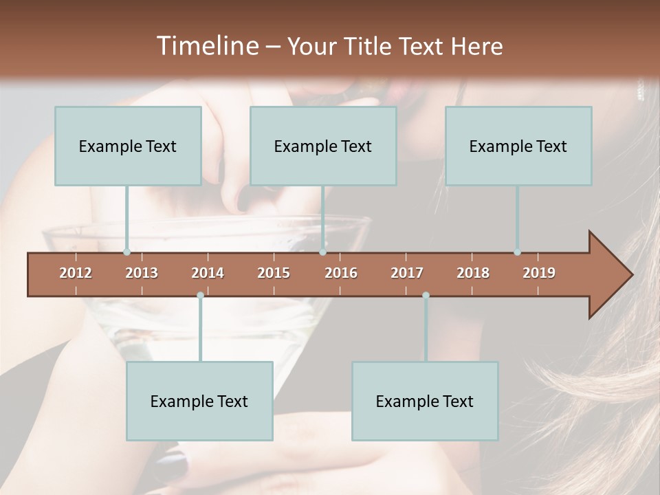 Blue Sexy Eyes PowerPoint Template