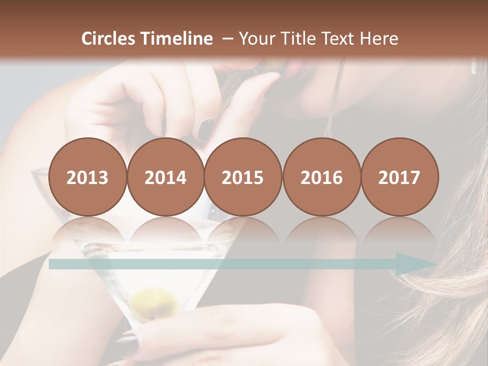 Blue Sexy Eyes PowerPoint Template