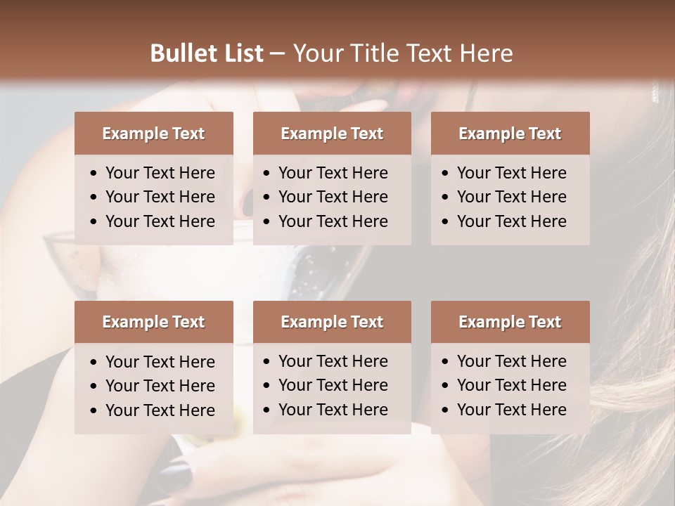 Blue Sexy Eyes PowerPoint Template