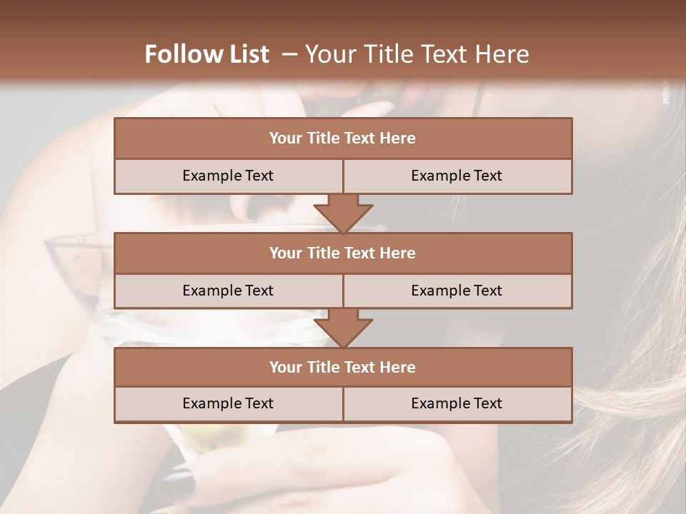 Blue Sexy Eyes PowerPoint Template