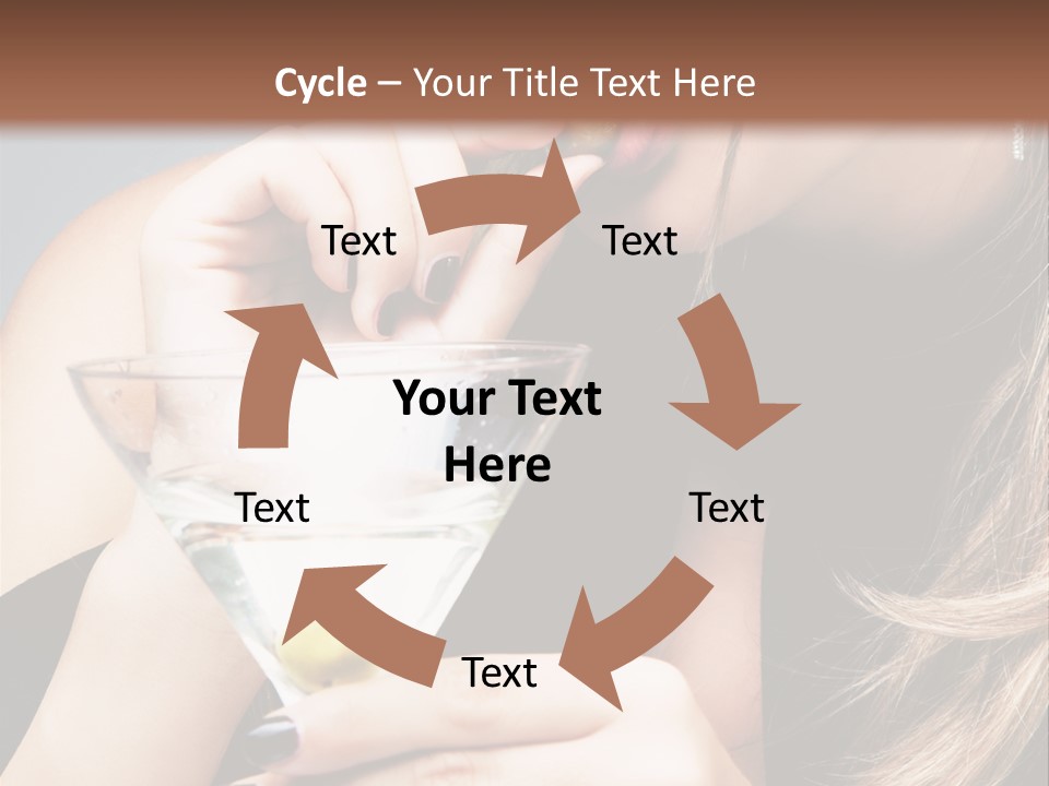 Blue Sexy Eyes PowerPoint Template