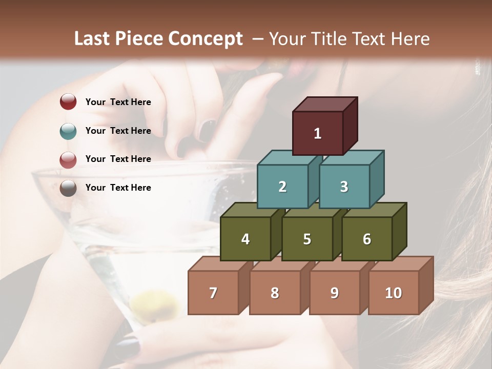 Blue Sexy Eyes PowerPoint Template