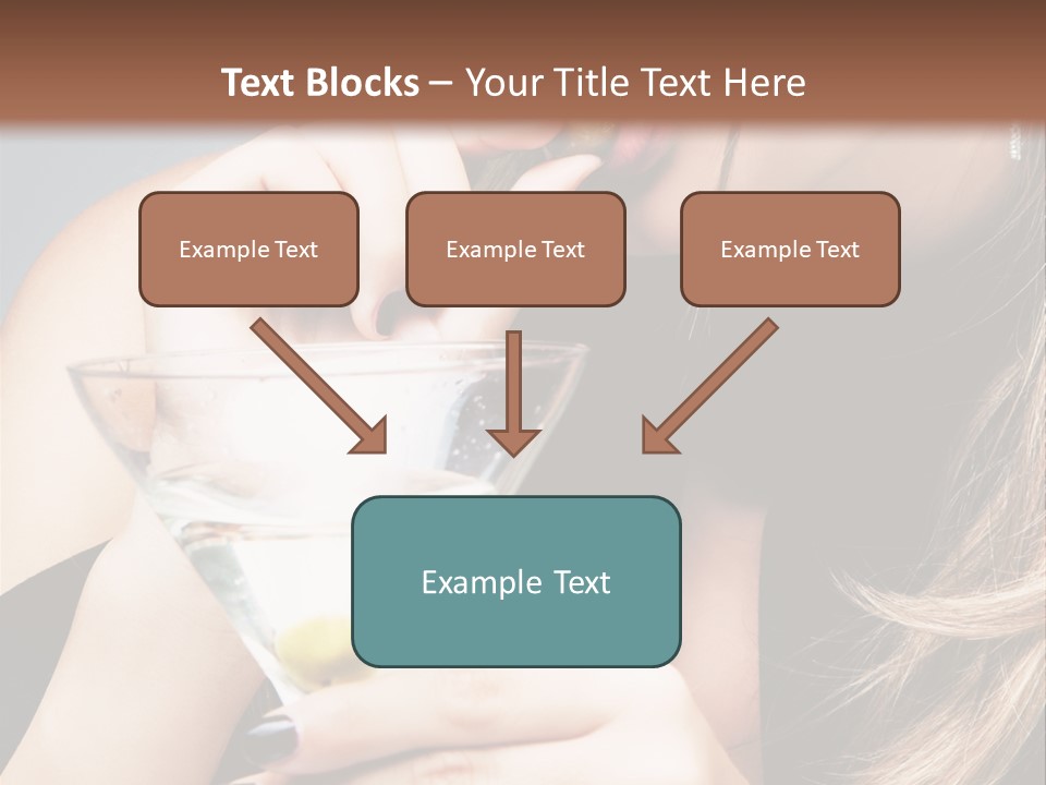 Blue Sexy Eyes PowerPoint Template
