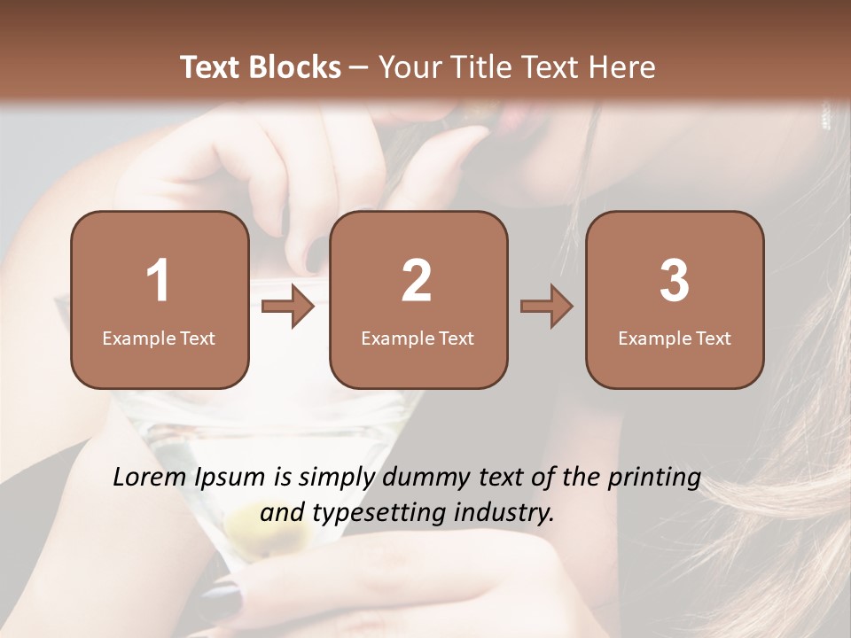 Blue Sexy Eyes PowerPoint Template