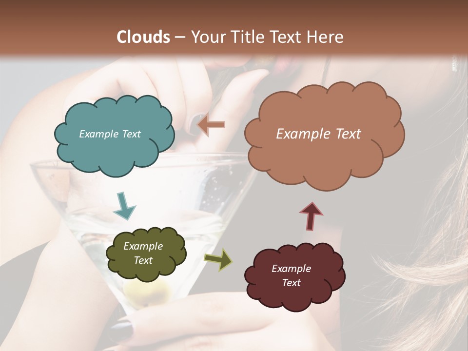 Blue Sexy Eyes PowerPoint Template