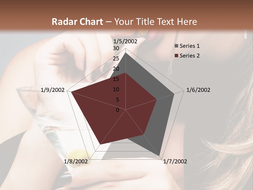 Blue Sexy Eyes PowerPoint Template
