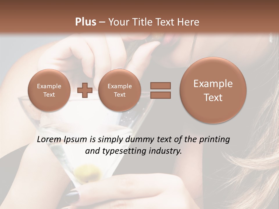 Blue Sexy Eyes PowerPoint Template