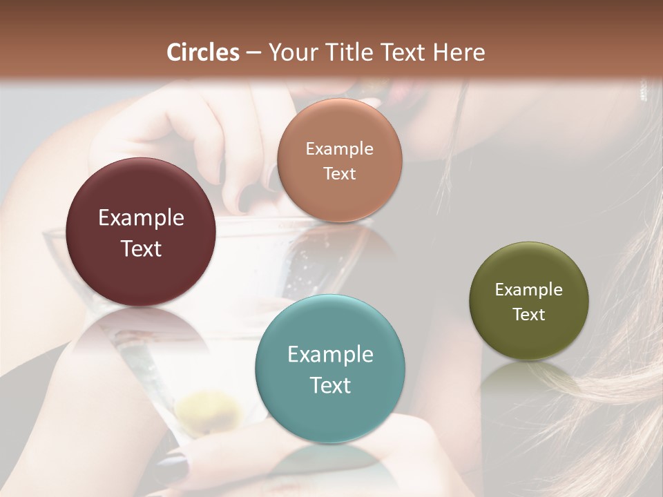 Blue Sexy Eyes PowerPoint Template