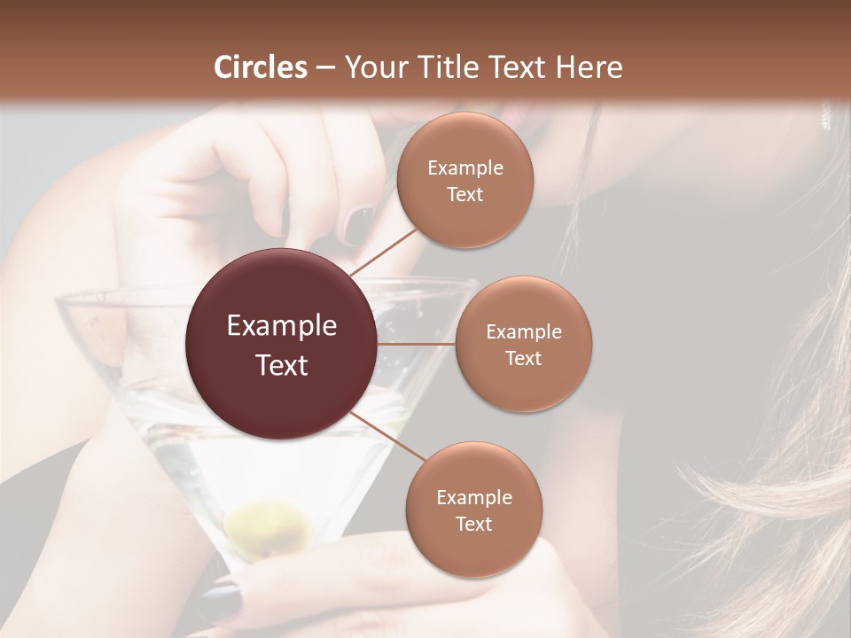 Blue Sexy Eyes PowerPoint Template