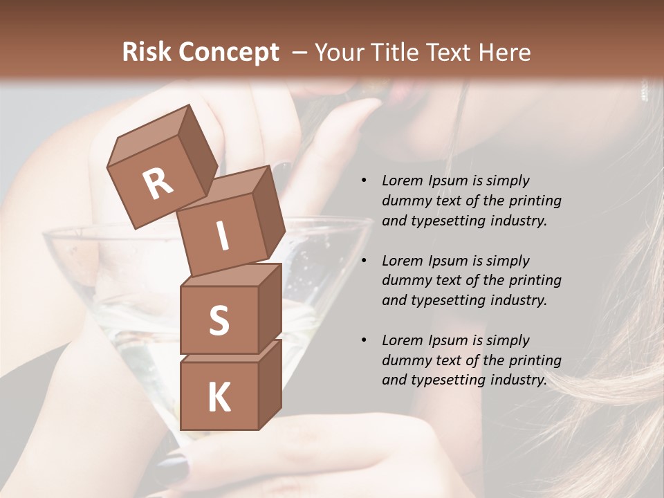 Blue Sexy Eyes PowerPoint Template