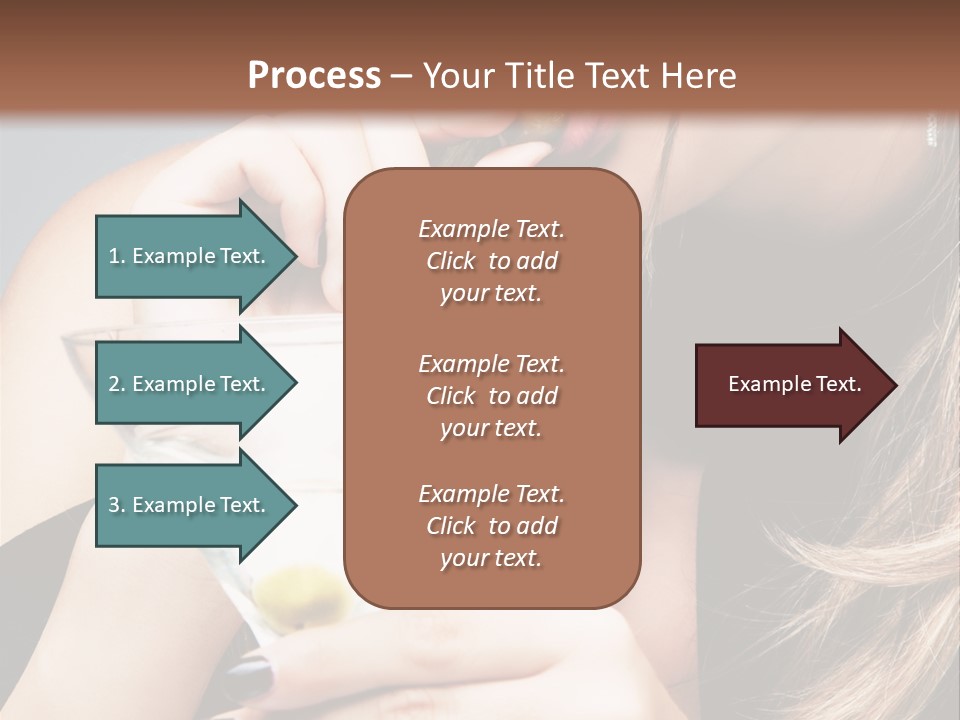 Blue Sexy Eyes PowerPoint Template