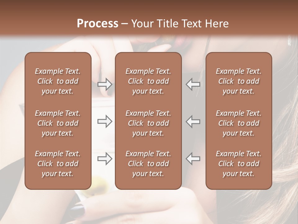 Blue Sexy Eyes PowerPoint Template