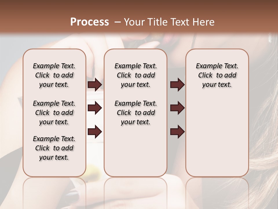 Blue Sexy Eyes PowerPoint Template