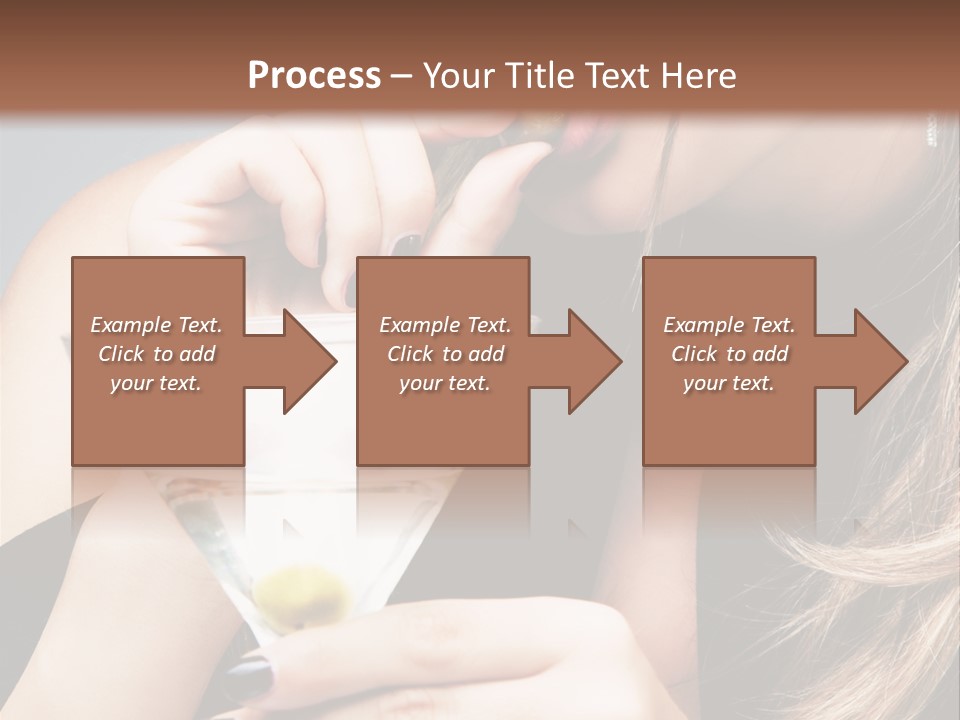 Blue Sexy Eyes PowerPoint Template