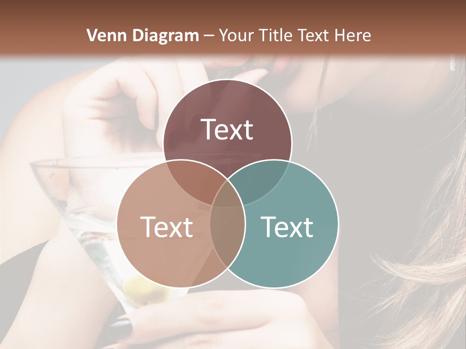 Blue Sexy Eyes PowerPoint Template