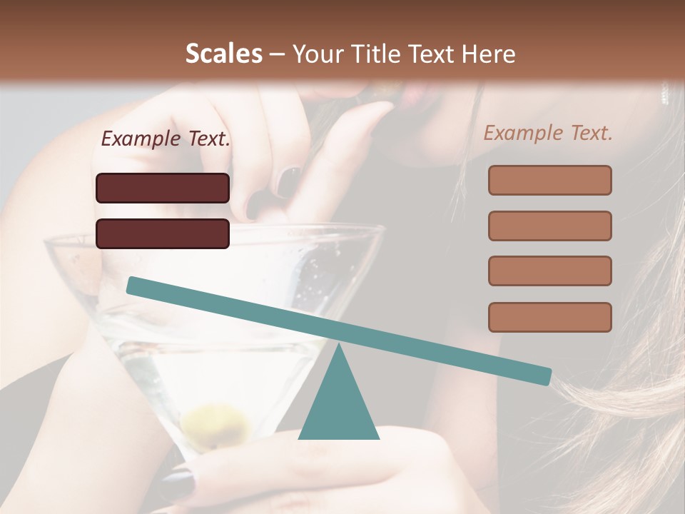 Blue Sexy Eyes PowerPoint Template