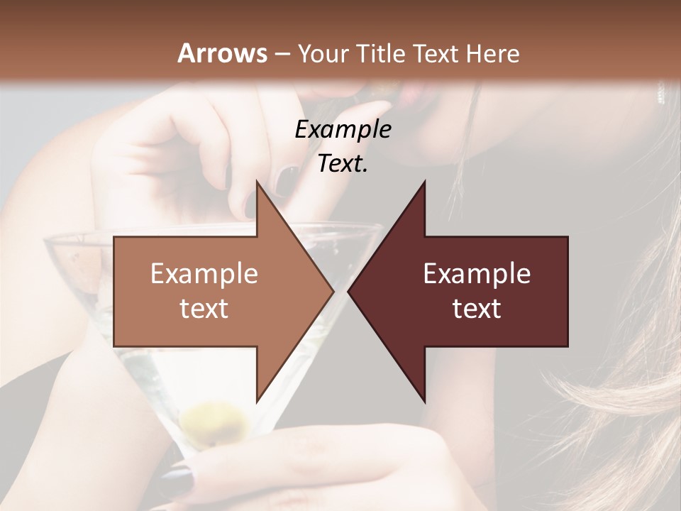 Blue Sexy Eyes PowerPoint Template